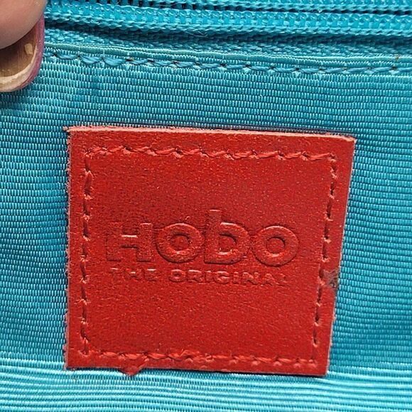 Hobo Lauren Leather Snake Clutch Wallet Frame Snap Closure Evening Bag Beige - Picture 9 of 15